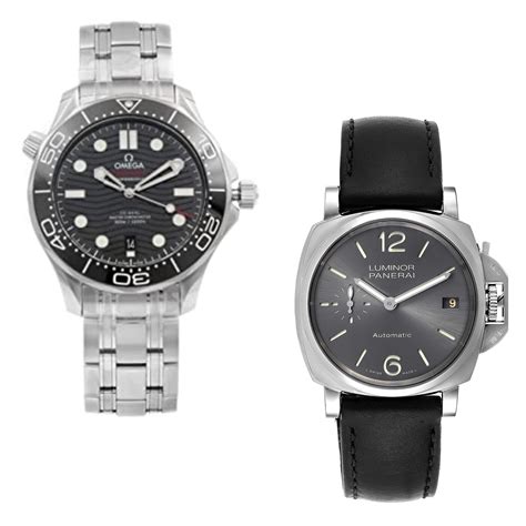 panerai luminor vs omega seamaster